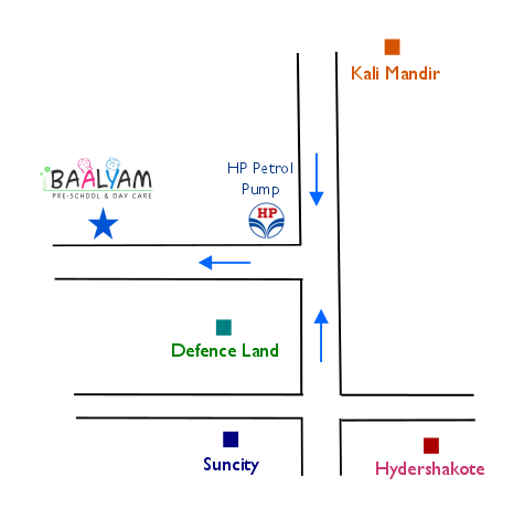 Baalyam Pre School and Daycare address location map Suncity, Bandlaguda Jagir, Hydershakote, Attapur for play school and child education